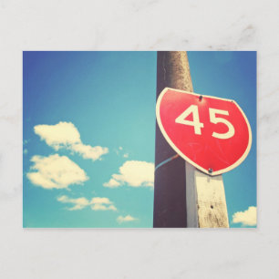 Autobahn 45 postkarte