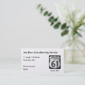 Autobahn 61 terminkarte (Stehend Vorderseite)