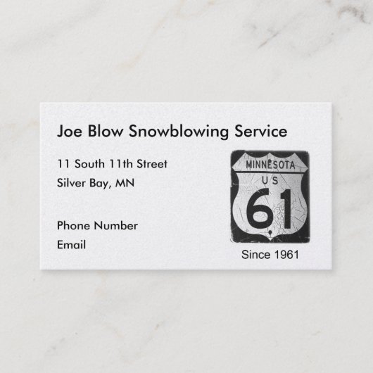 Autobahn 61 terminkarte (Vorderseite)