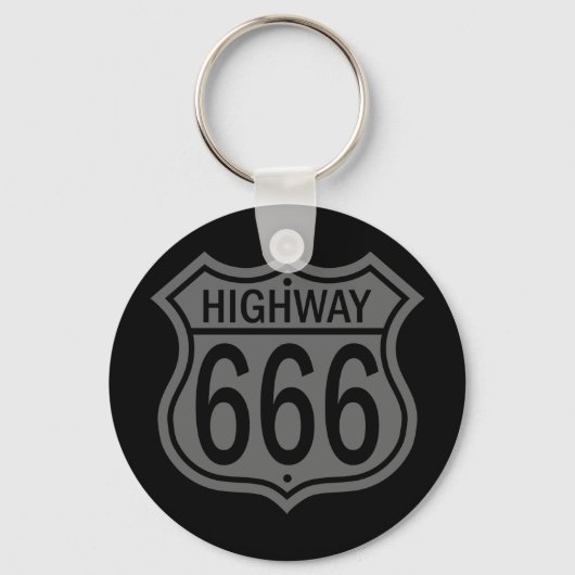 Autobahn 666 schlüsselanhänger (Vorderseite)