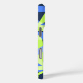 Autobahn-abstraktes Retro psychedelisches Case-Mate iPhone Hülle (Rückseite / Rechts)