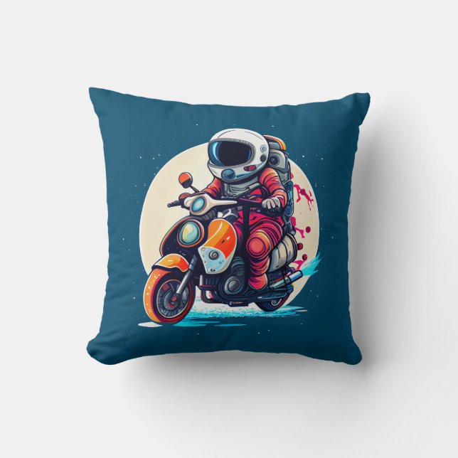 Autobahn Astronauten Kissen (Vorderseite)