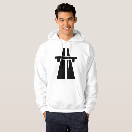 Autobahn, Autobahn, Autobahn - Schwarz Hoodie (Vorne ganz)