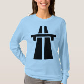 Autobahn, Autobahn, Autobahn - Schwarz T-Shirt (Vorderseite)