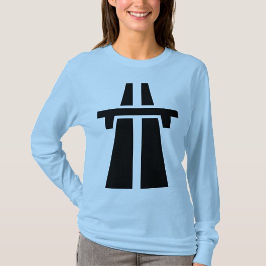 Autobahn, Autobahn, Autobahn - Schwarz T-Shirt (Vorderseite)