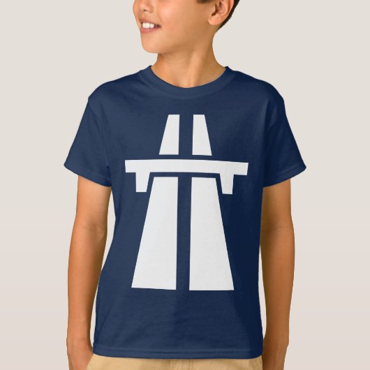 Autobahn, Autobahn, Autobahn - Weiß T-Shirt (Vorderseite)