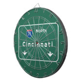 Autobahn-Autobahn Cincinnatis Ohio oh: Dartscheibe (Vorderseite rechts)