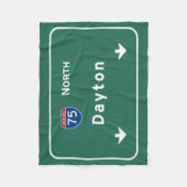 Autobahn-Autobahn Daytons Ohio oh: Fleecedecke (Vorderseite)