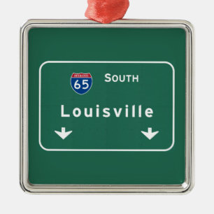 Autobahn-Autobahn Louisvilles Kentucky kt Ornament Aus Metall