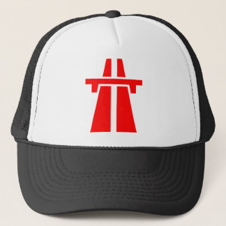 Autobahn, Autobahn - Rot Truckerkappe