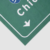 Autobahn-Autobahn-Straße Chicagos Illinois: Seidenpapier (Ausschnitt)