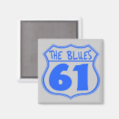 Autobahn Blues 61 Magnet (Vorderseite/Rückseite)
