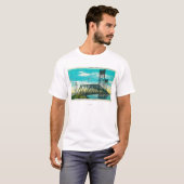 Autobahn-Brücke über Columbia River T-Shirt (Vorne ganz)