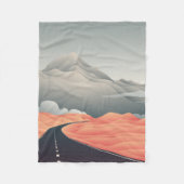 Autobahn Fleecedecke (Vorderseite)