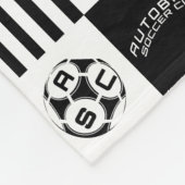 Autobahn Fußball-Blanket Fleecedecke (Ecke)