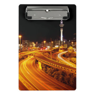 Autobahn in Auckland Mini Klemmbrett