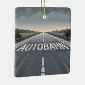 Autobahn Infinite Road Perspective Art Keramikornament (Rechts)