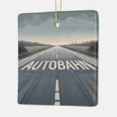 Autobahn Infinite Road Perspective Art Keramikornament (Links)