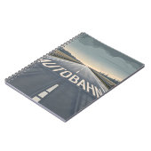 Autobahn Infinite Road Perspective Art Notizblock (Linke Seite)