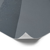 Autobahn Infinite Road Perspective Art Poster (Ecke)