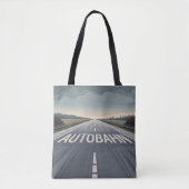 Autobahn Infinite Road Perspective Art Tasche (Vorderseite)