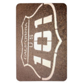 Autobahn Kalifornien und USA 101 Magnet (Vertikal)