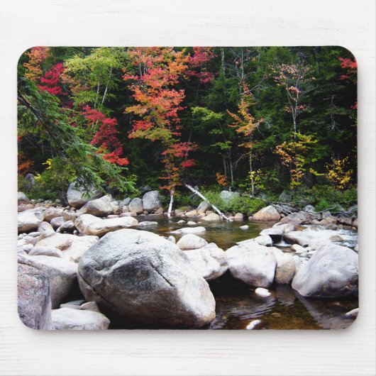 Autobahn Kancamagus im Herbst Mousepad (Vorne)