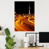 Autobahn nach Auckland Poster (Heimbüro)