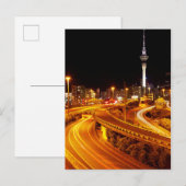 Autobahn nach Auckland Postkarte (Vorne/Hinten)