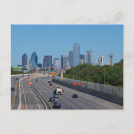 Autobahn nach Dallas Postkarte