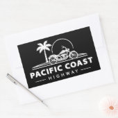 Autobahn Pazifische Küste Rechteckiger Aufkleber (Umschlag)