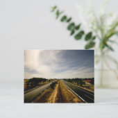 Autobahn Postkarte (Stehend Vorderseite)