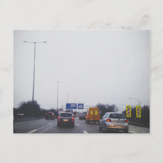 Autobahn Postkarte