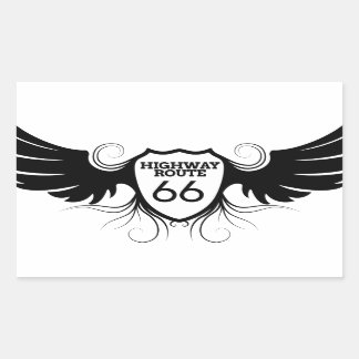 Autobahn_Route_662.png Rechteckiger Aufkleber