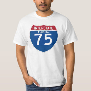 Autobahn-Schild Floridas FL I-75 - T-Shirt