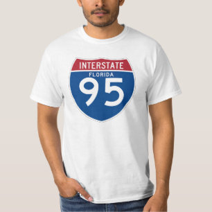 Autobahn-Schild Floridas FL I-95 - T-Shirt