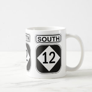 Autobahn Süd 12 (Außenbänke) Kaffeetasse