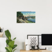 Autobahn und Eisenbahntunnels bei Bonneville Poster (Heimbüro)