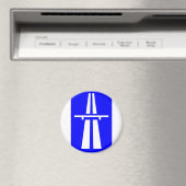 Autobahn-Zeichen Magnet (In Situ (Geschirrspüler))