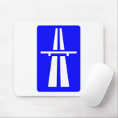 Autobahn-Zeichen Mousepad (Mit Mouse)