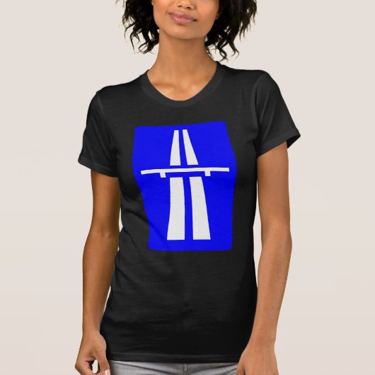Autobahn-Zeichen T-Shirt (Vorderseite)