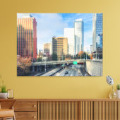 Autobahn zur Stadt Leinwanddruck (Insitu (Wohnzimmer))