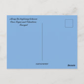 Autobahn zwischen Ouro Sogui und Orkadiéré Senegal Postkarte (Rückseite)