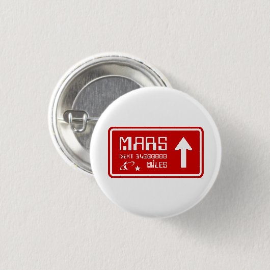 Autobahnabfahrt Mars Button (Vorne & Hinten)