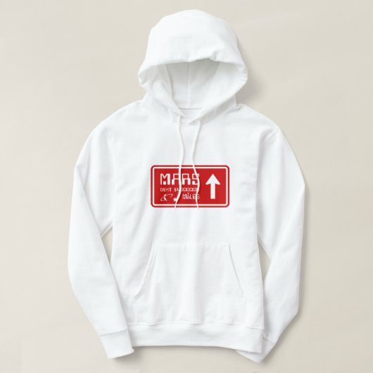 Autobahnabfahrt Mars Hoodie (Design vorne)