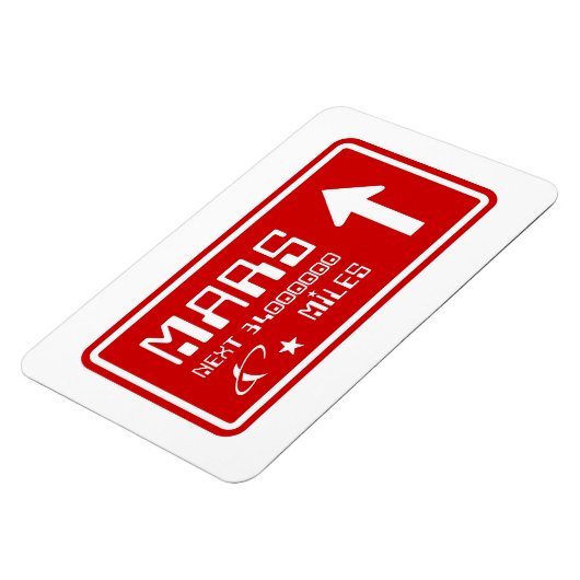 Autobahnabfahrt Mars Magnet (Linke Seite)