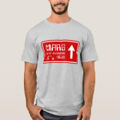 Autobahnabfahrt Mars T-Shirt (Vorderseite)