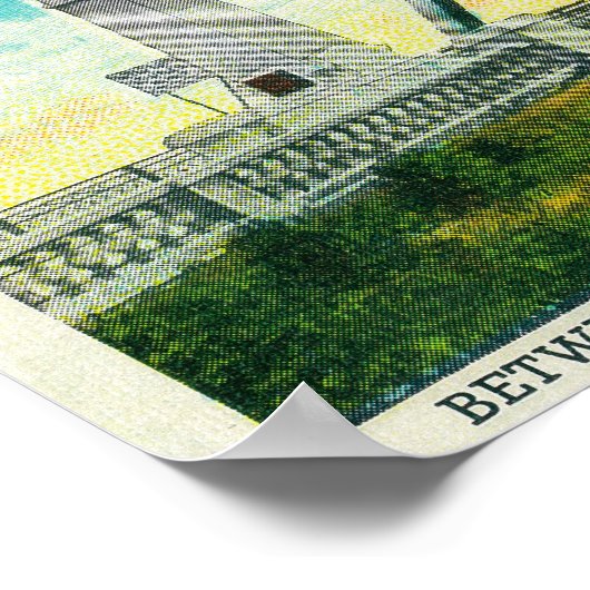 Autobahnbrücke über Columbia Poster (Ecke)