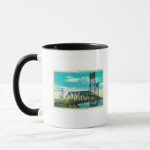 Autobahnbrücke über Columbia Tasse (Links)