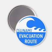 Autobahnschild Evakuierung Magnet (Vorderseite/Rückseite)